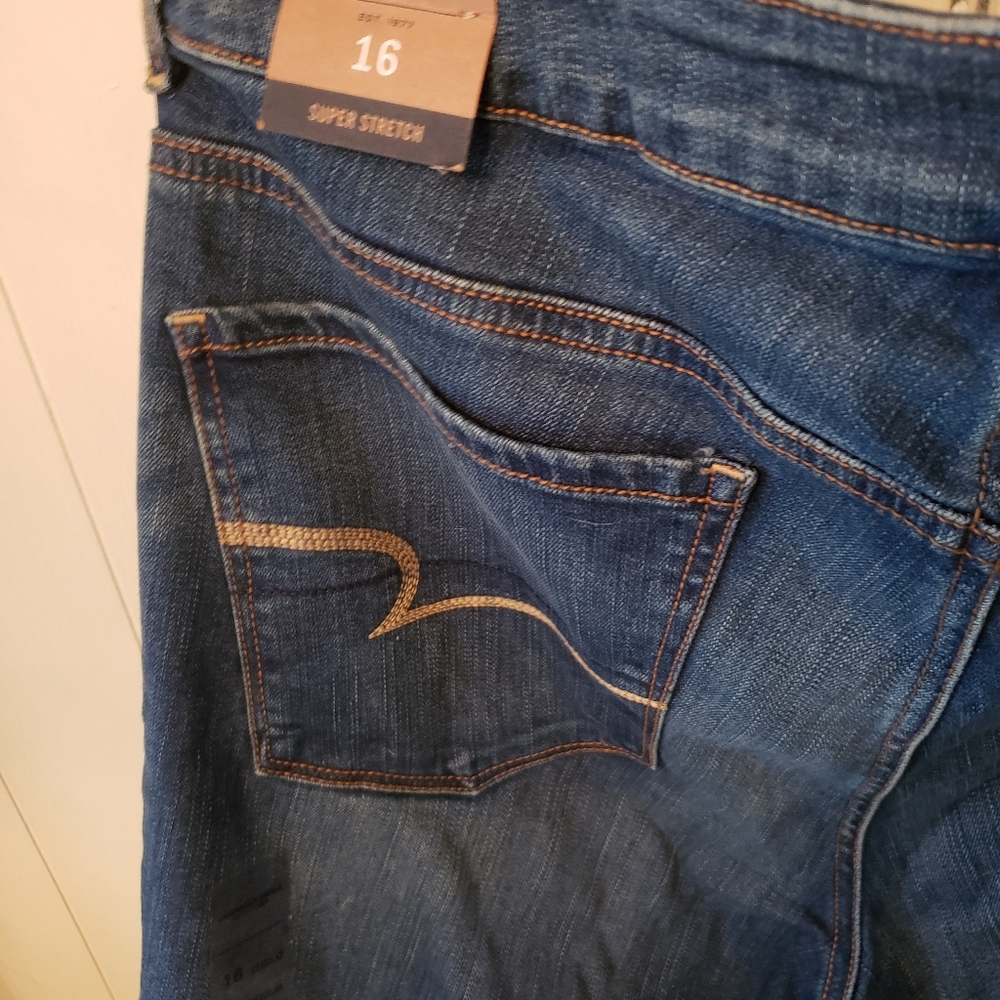 American eagle high rise stretch capris size 16